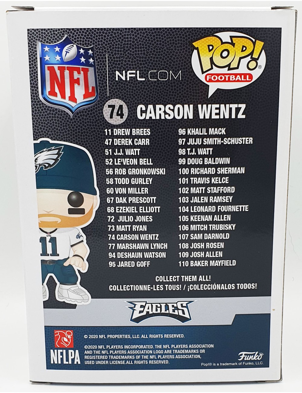 Funko POP NFL Eagles Carson Wentz (74)