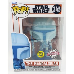 Funko POP Star Wars Mandalorian - The Mandalorian (345)  Glows In The Dark Special Edition