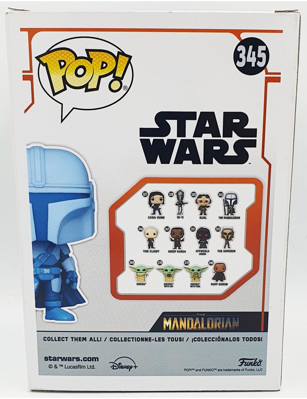 Funko POP Star Wars Mandalorian - The Mandalorian (345)  Glows In The Dark Special Edition