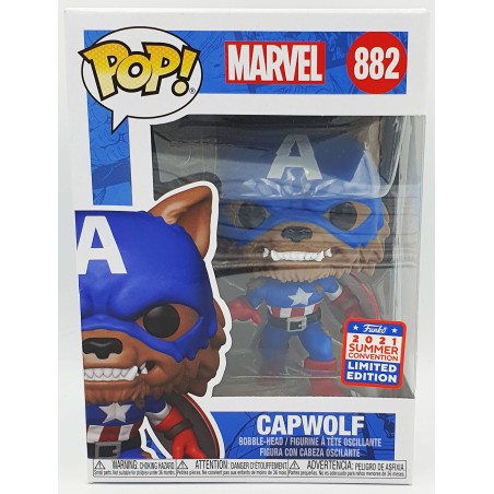 Funko POP Marvel Capwolf (882) 2021 Summer Convention Limited Edition