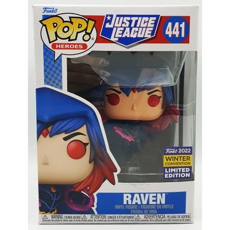 Funko POP Justice League Raven (441) 2022 Winter Convention Limited Edition