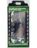 Close Up Wooden Fingerboard Antiz Santa Maria 3 White Trucks