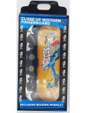 Close Up Wooden Fingerboard Joker Ray Barbee White Trucks