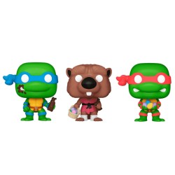 Funko Pocket POP Carrot Blister Ninja Turtles Splinter - Leonardo - Raphael