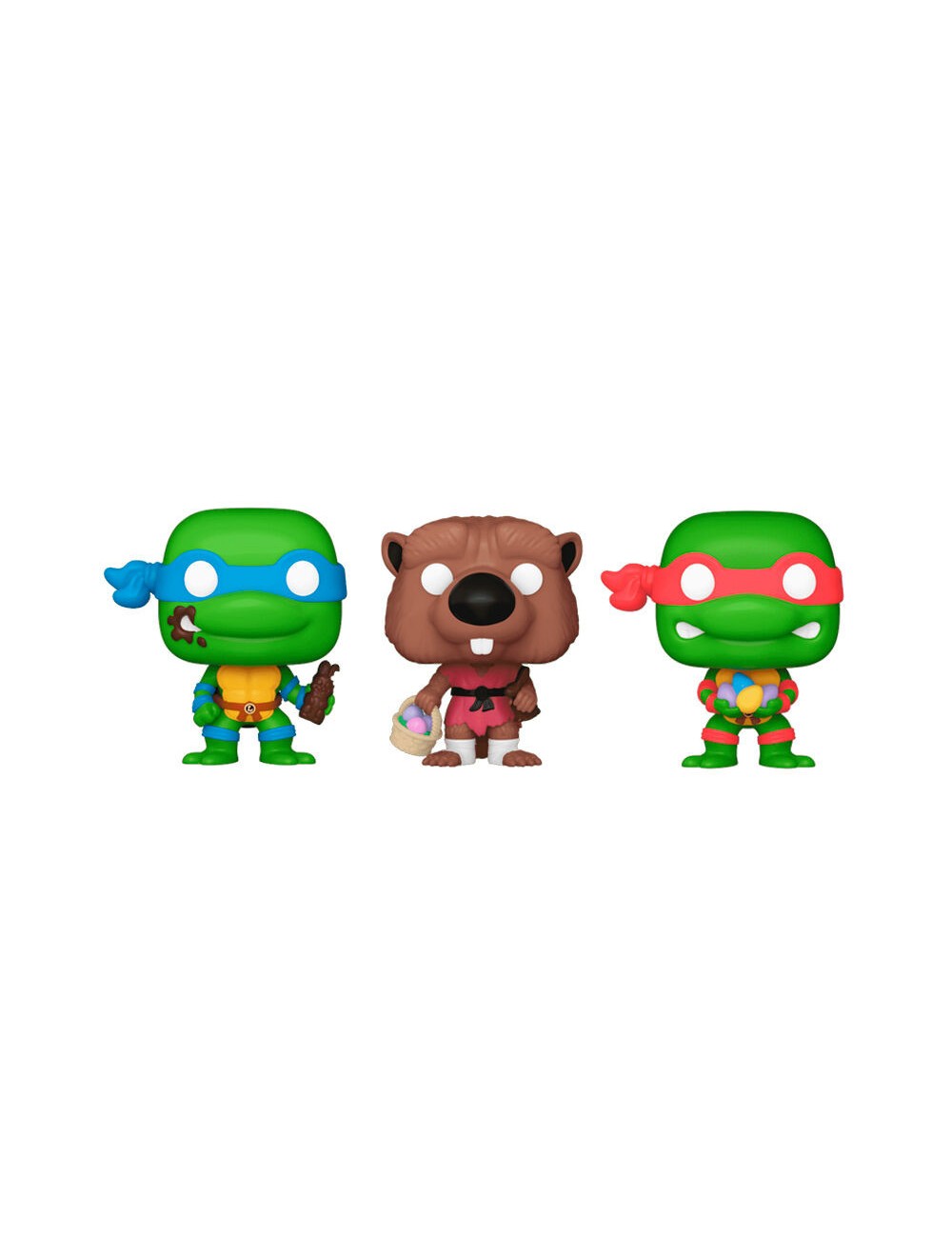 Funko Pocket POP Carrot Blister Ninja Turtles Splinter - Leonardo - Raphael