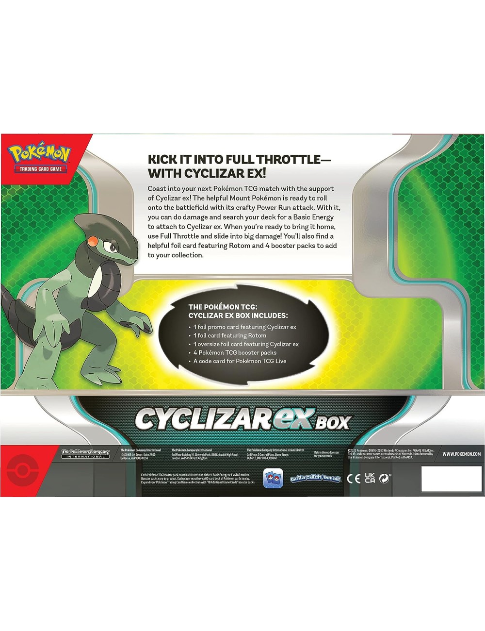 Pokemon Cyclizar EX Box ENG