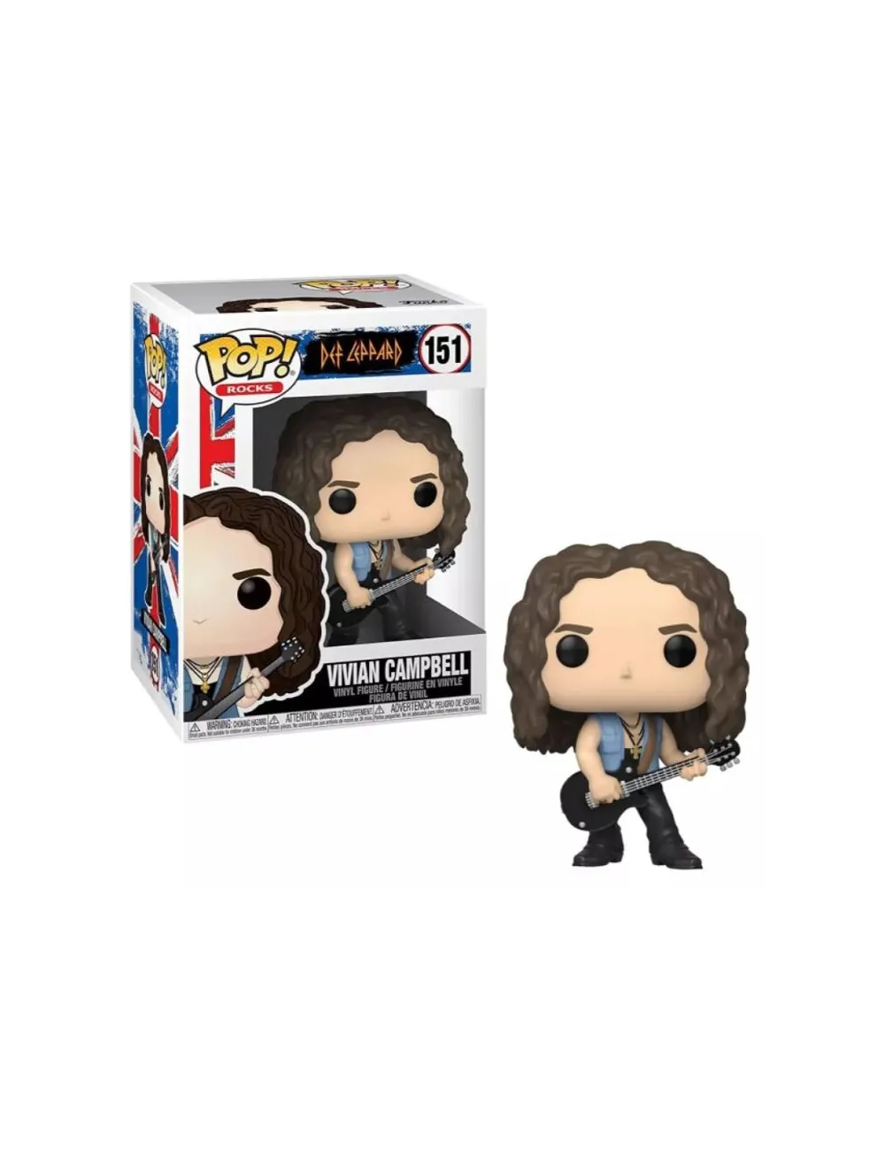 Funko POP Def Leppard - Vivian Campbell (151) | Collectibles Ninja