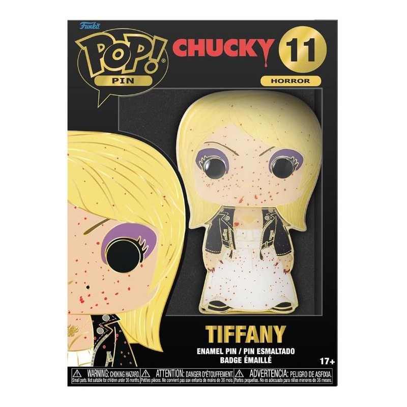 Funko POP Large Enamel Pin chucky / Tiffany 10cm (11)