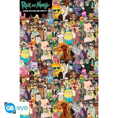 Rick & Morty - Poster Maxi (91.5x61cm) - Where's Rick