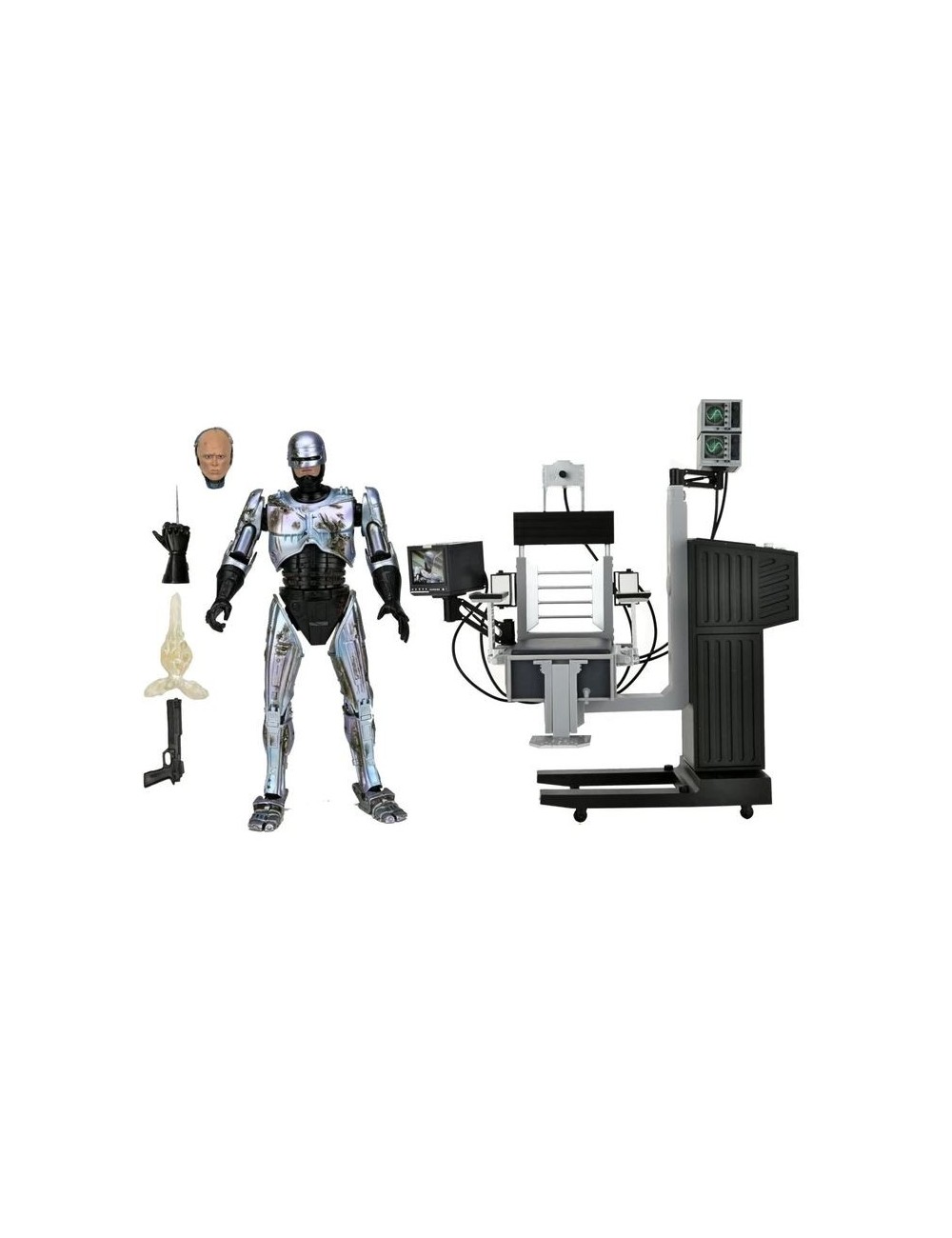 Robocop - Battle Damaged Robocop Witch Chair 18cm