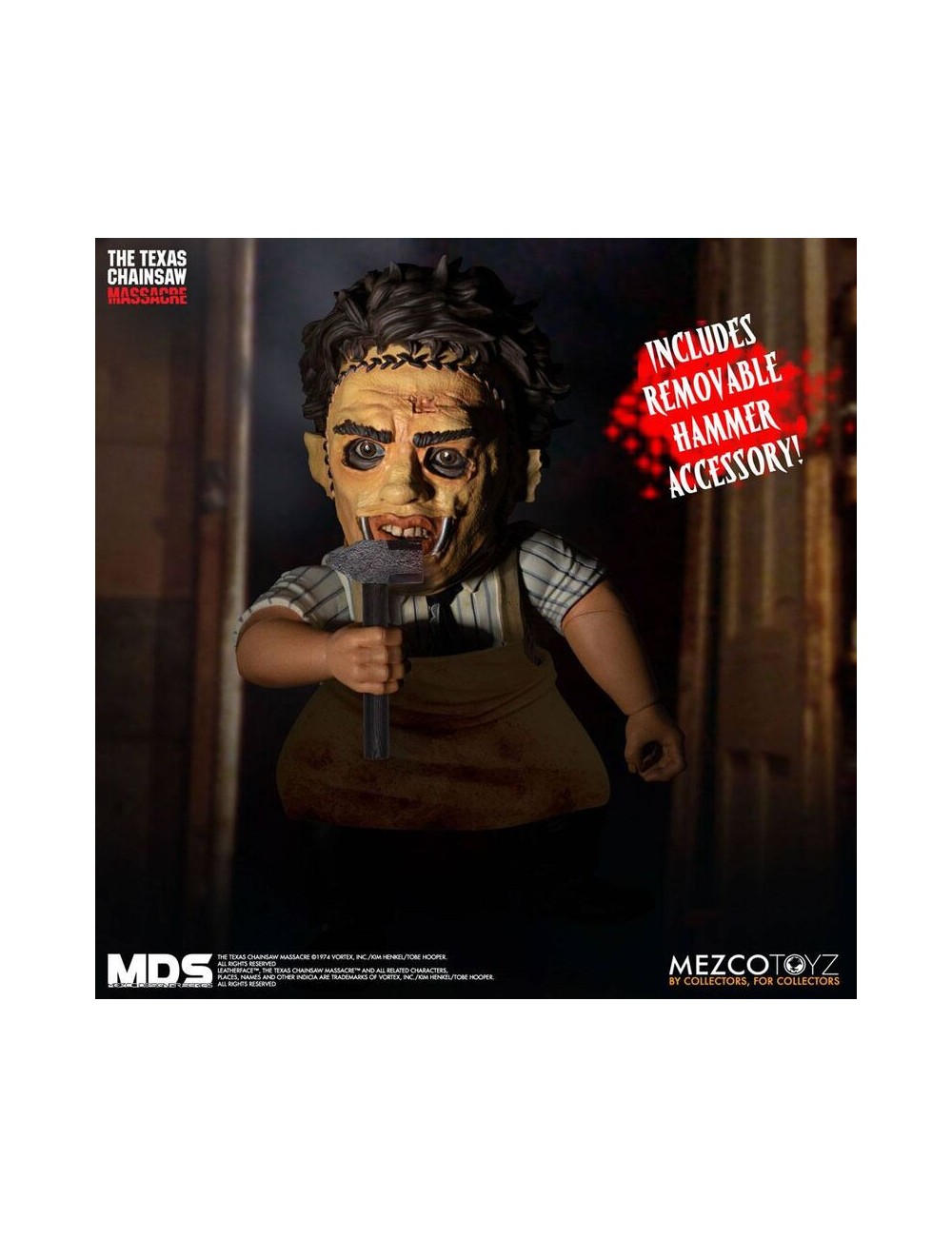 The Texas Chainsaw Massacre '1974' Leatherface figure 15cm