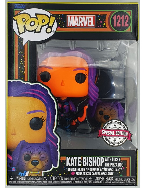 Funko POP Marvel - Kate Bishop with Lucky The Pizza Dog (1212) Special Edition