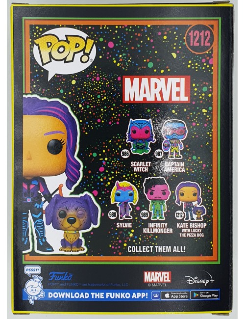 Funko POP Marvel - Kate Bishop with Lucky The Pizza Dog (1212) Special Edition