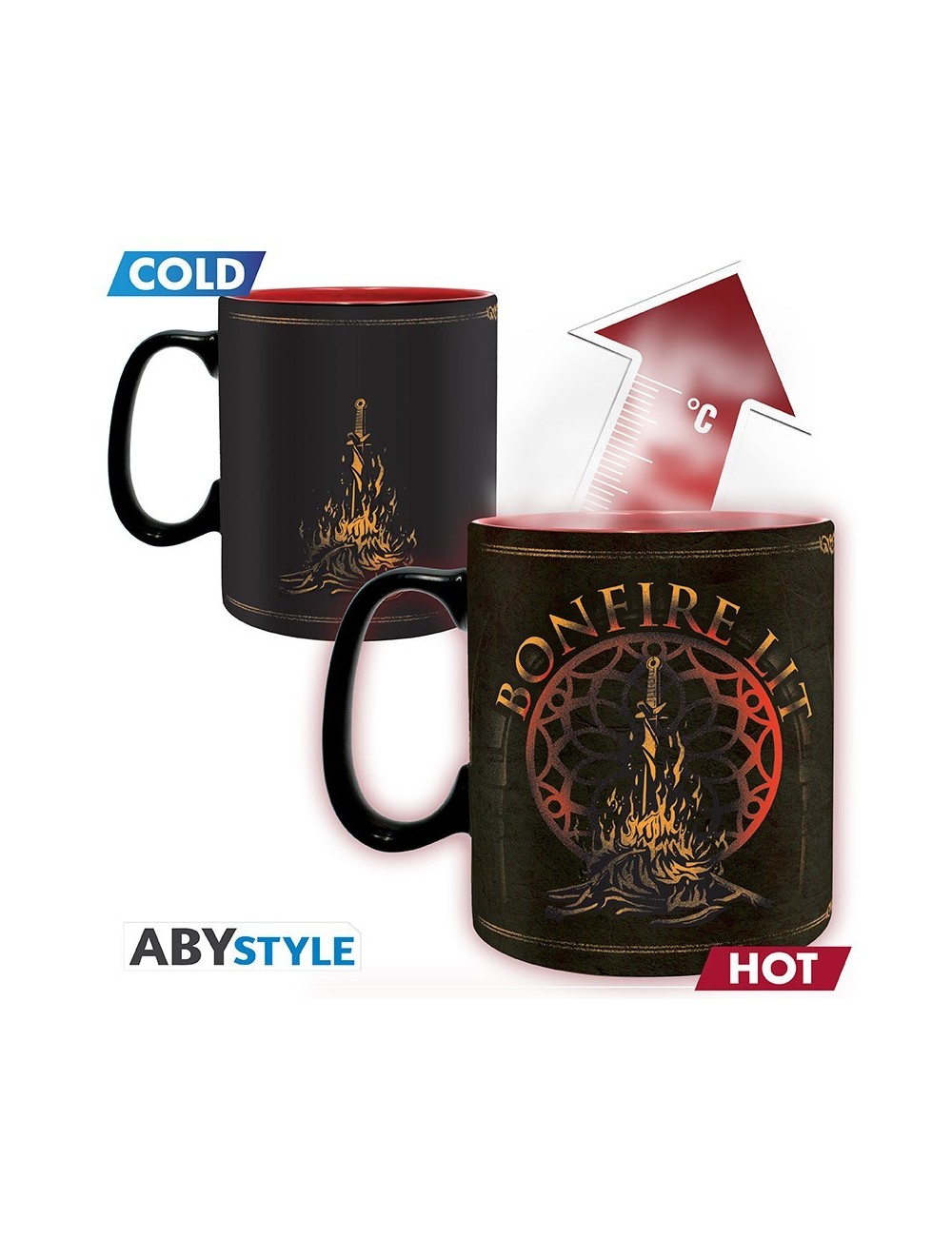 Dark Souls - Mug Heat Change - 460 ml - You Died