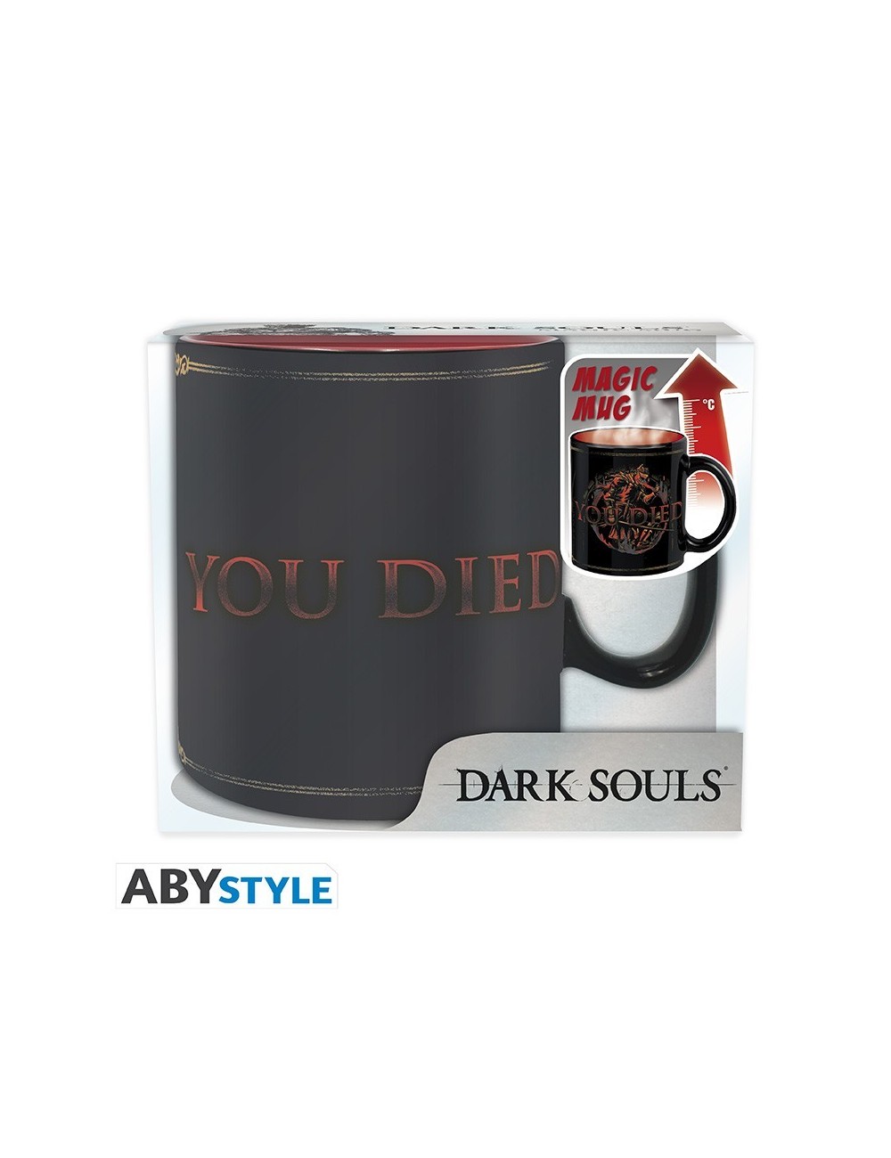 Dark Souls - Mug Heat Change - 460 ml - You Died
