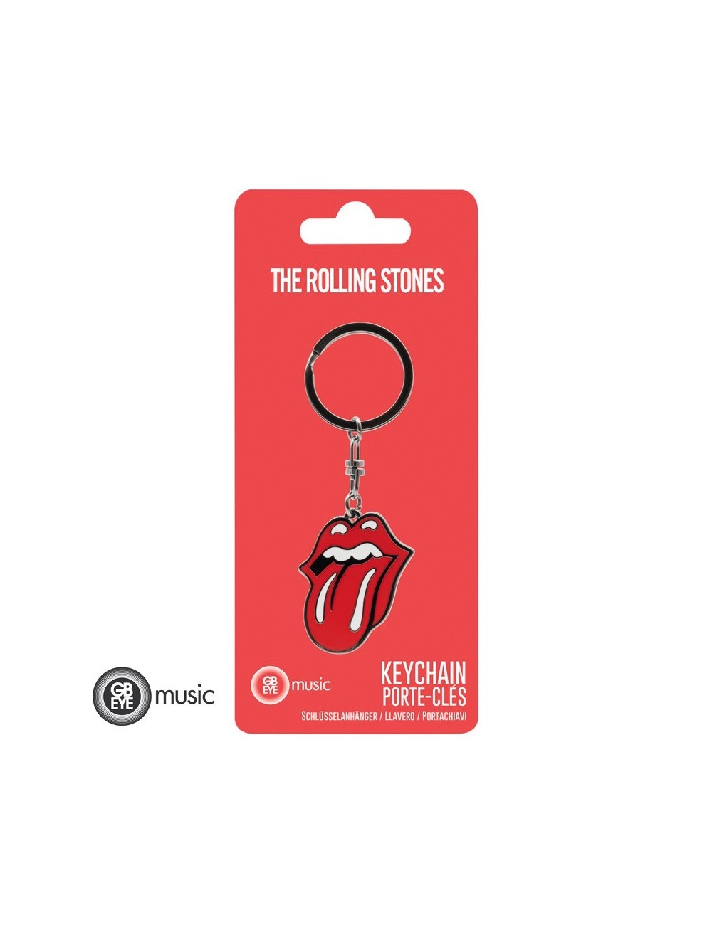 The Rolling Stones - Keychain Logo