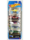 Hot Wheels 'X-Raycers' Blister pack - 5 Cars
