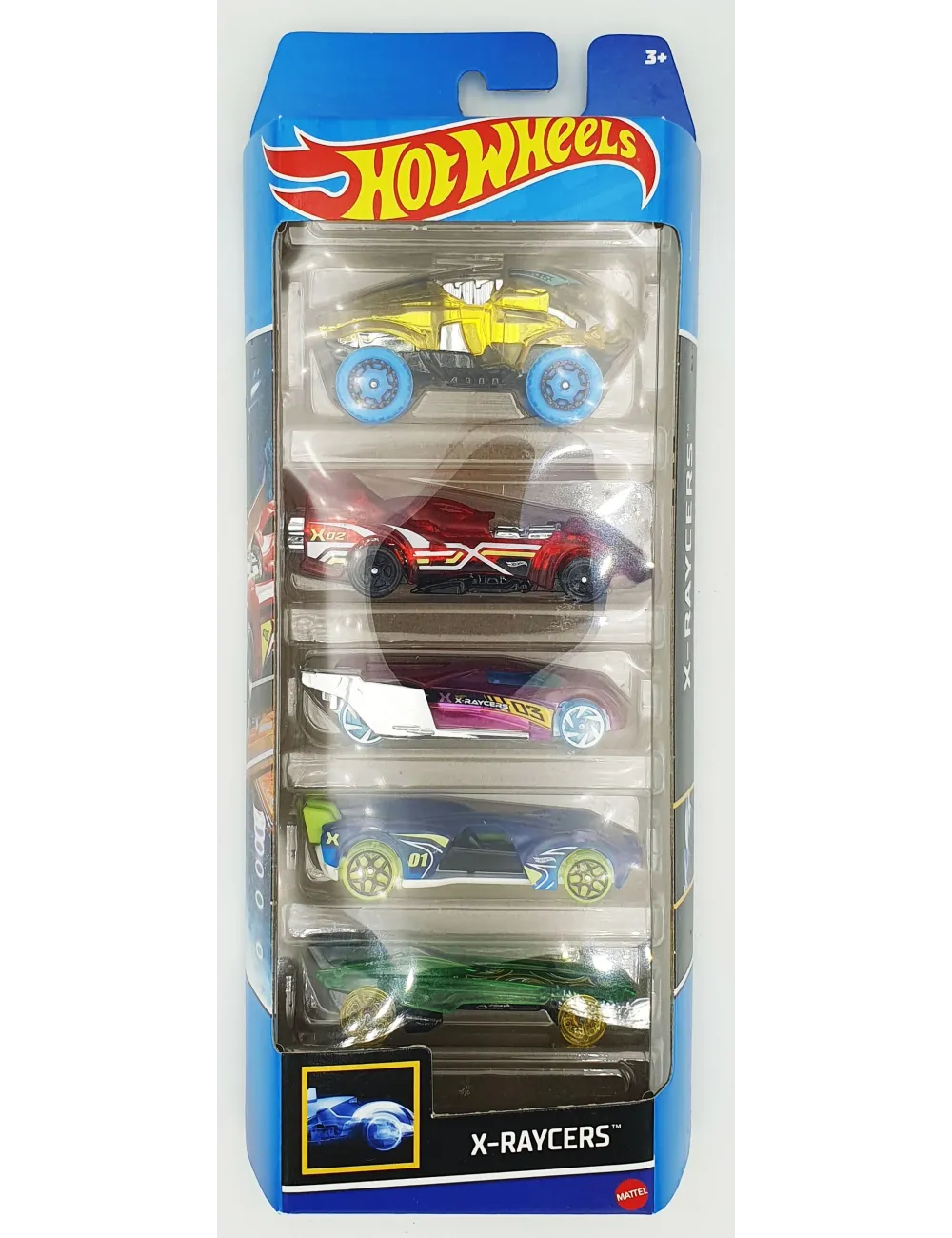 Hot Wheels 'X-Raycers' Blister pack - 5 Cars | Collectibles Ninja