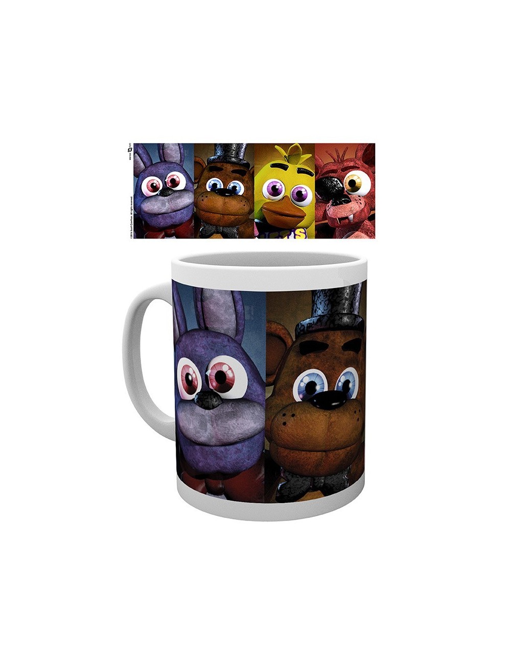 Five Nights At Freddy's - Mug - 320 ml - Faces (Released: 2023)