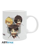Attack On Titan - Mug - 320 ml - Chibi Trio (Released: 2022)