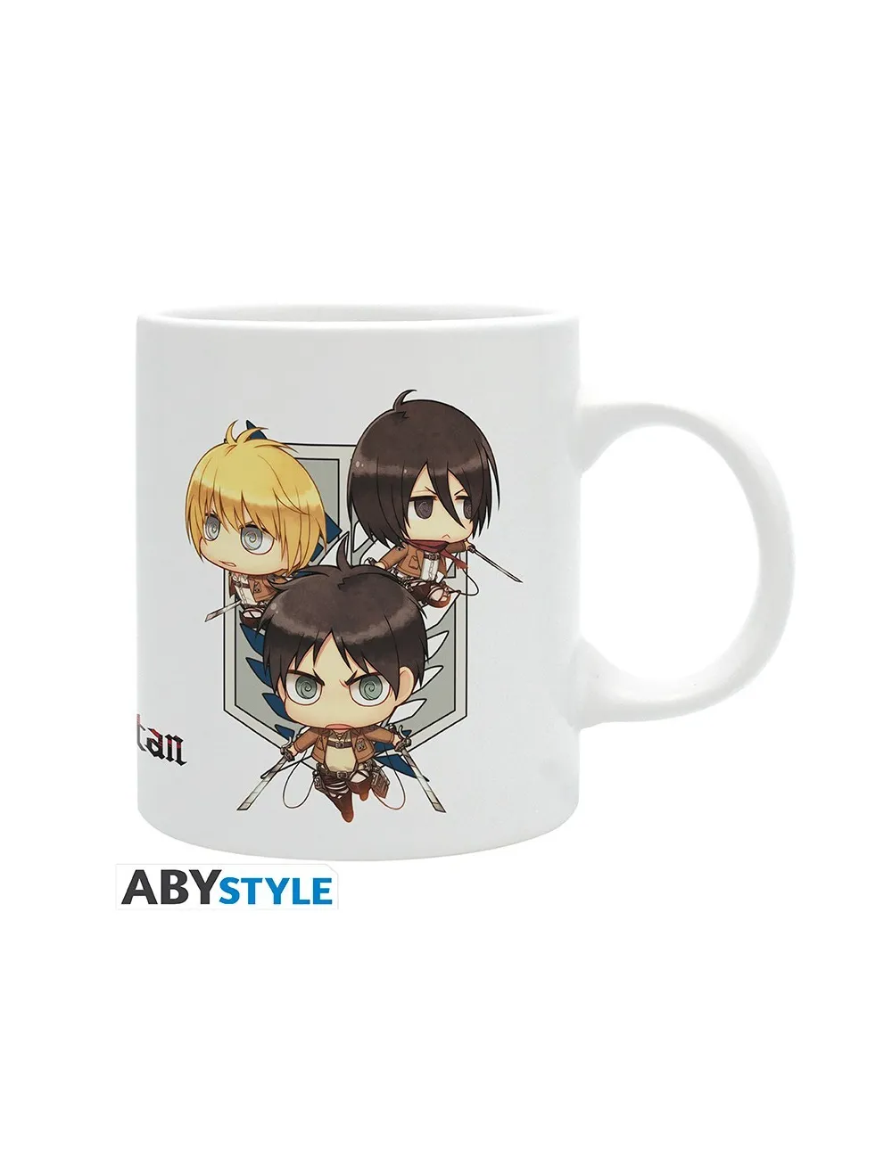 Attack On Titan - Mug - 320 ml - Chibi Trio… | Collectibles Ninja