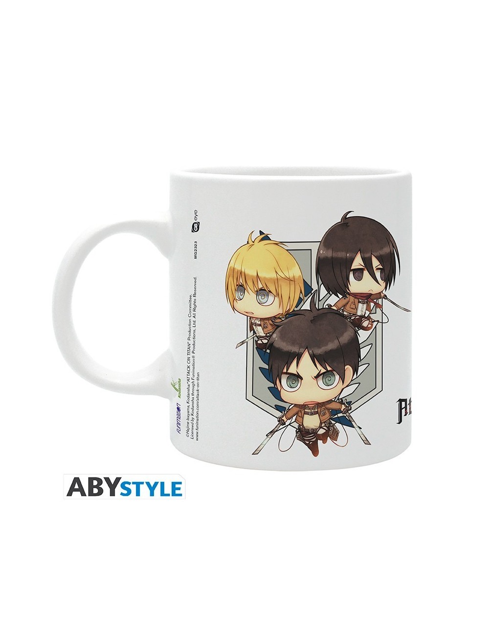 Attack On Titan - Mug - 320 ml - Chibi Trio (Released: 2022)