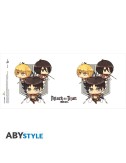 Attack On Titan - Mug - 320 ml - Chibi Trio (Released: 2022)