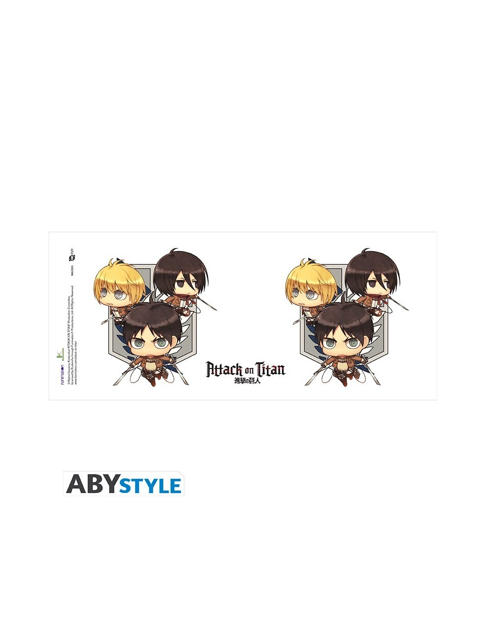 Attack On Titan - Mug - 320 ml - Chibi Trio (Released: 2022)