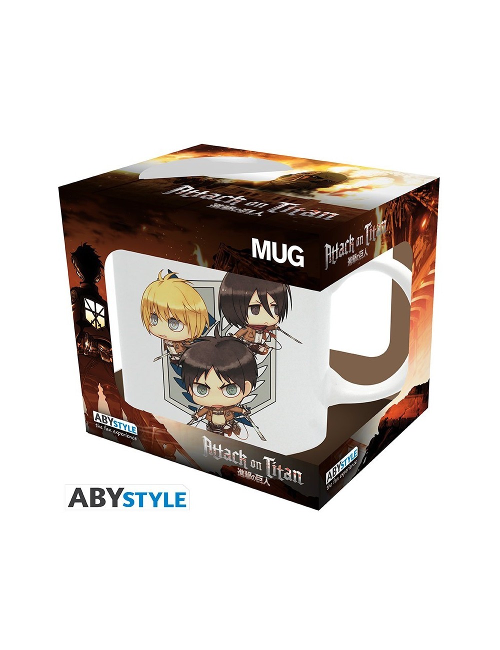 Attack On Titan - Mug - 320 ml - Chibi Trio (Released: 2022)