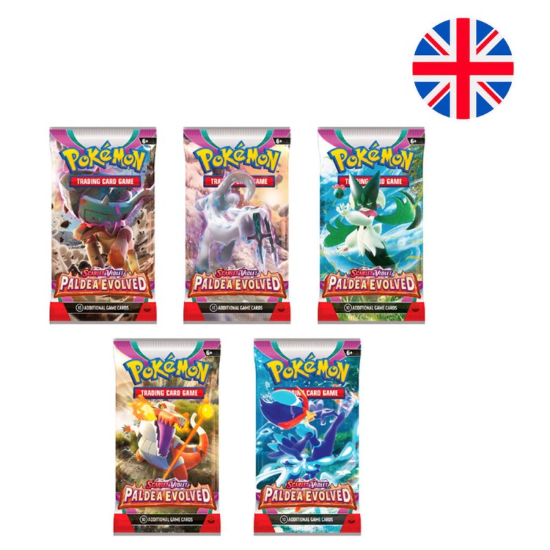 Pokemon Scarlet & Violet Paldea Evolved Booster Pack ENG