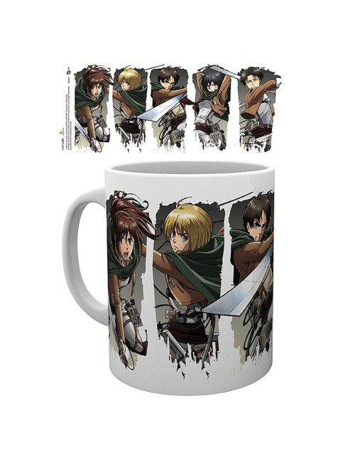 Attack On Titan - Mug - 320 ml - Character Montage (Released: 2023)