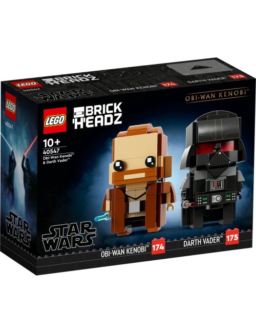LEGO Brickheadz Obi-Wan Kenobi & Darth Vader (40547) Released: 2023
