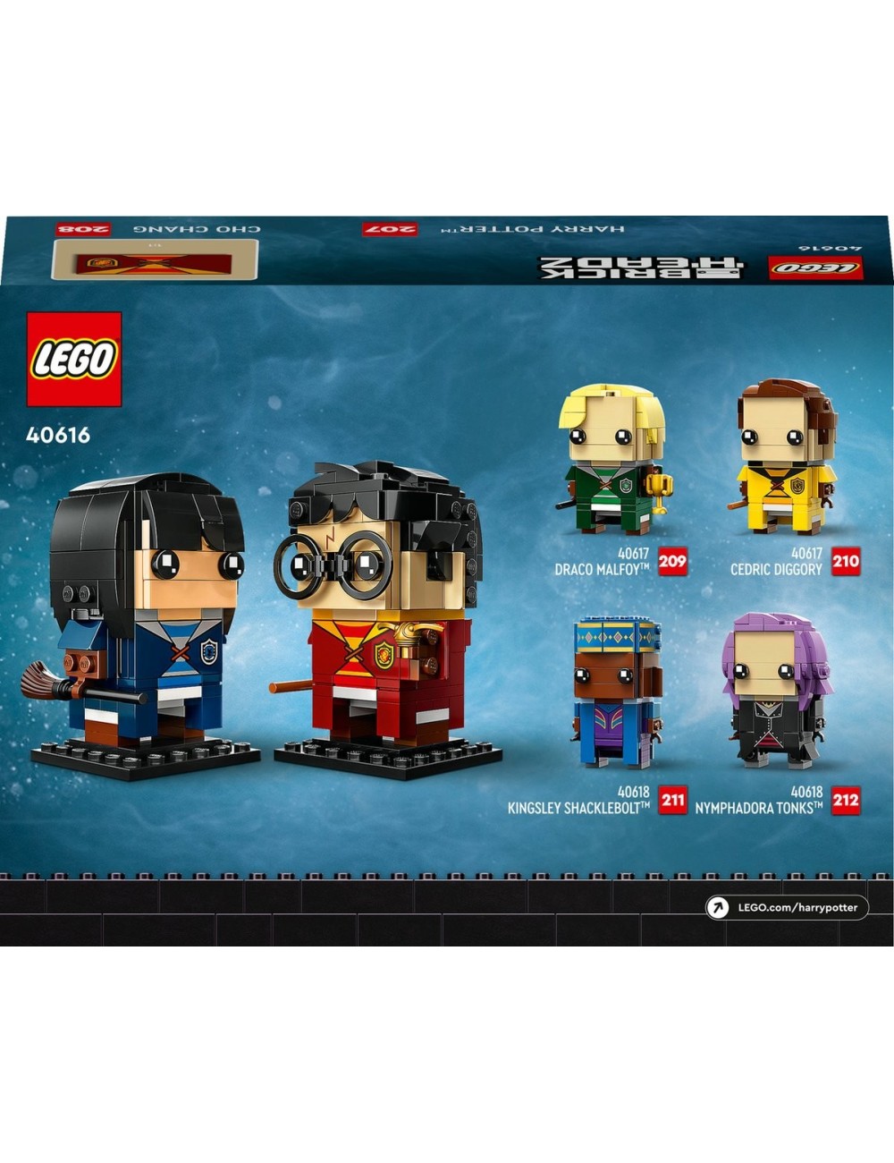 LEGO Brickheadz Harry Potter & Cho Chang (40616) Released: 2023