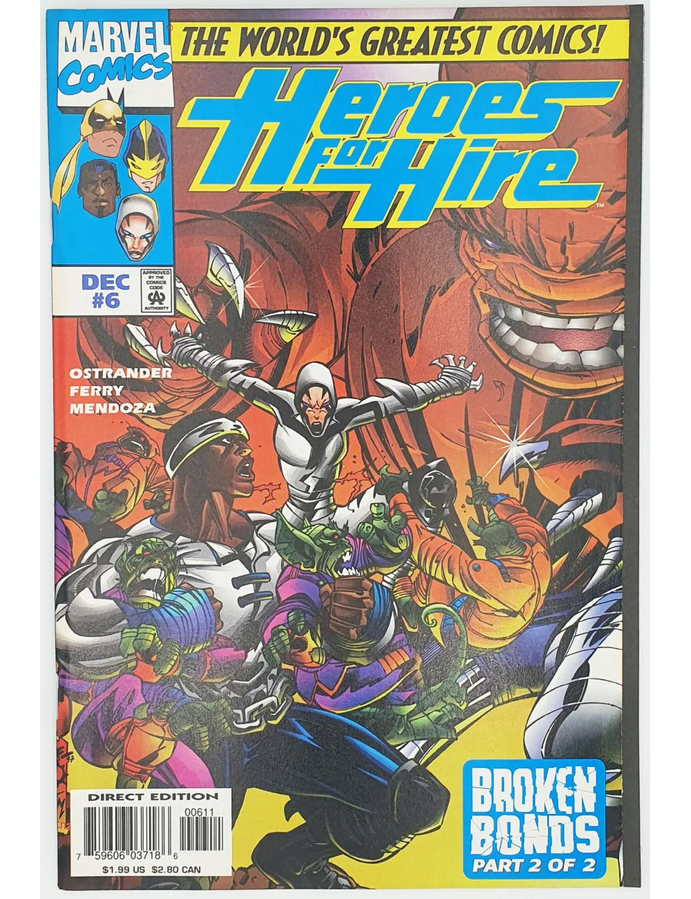 Marvel - Heroes For Hire - Vol 1, No 6… | Collectibles Ninja