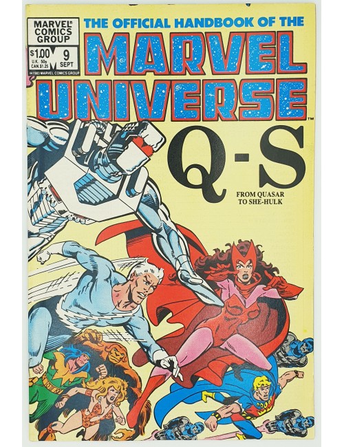 The Official Handbook Of The Marvel Universe - Vol 1, No 9 - Released: September 1983