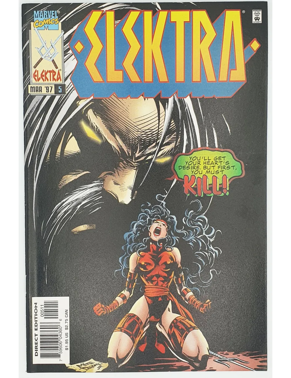 Marvel - Elektra - Vol 1, No 5 - Released:… | Collectibles Ninja