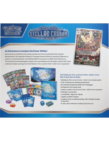 Pokemon Scarlet & Violet Stellar Crown Elite Trainer Box ENG