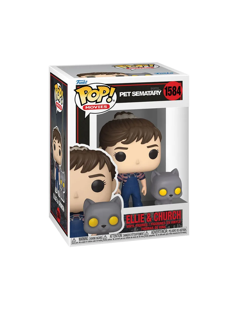 Funko POP Pet Sematary - Ellie & Church (1584) | Collectibles Ninja