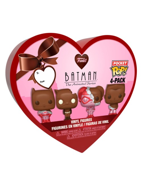 Funko Valentines Pocket Pop Heart Box 4 Pack DC - Batman