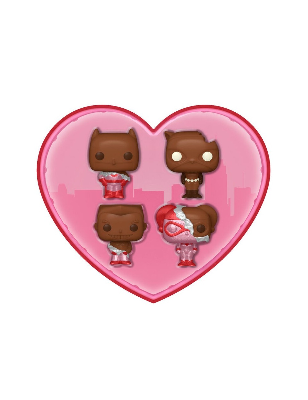 Funko Valentines Pocket Pop Heart Box 4 Pack DC - Batman