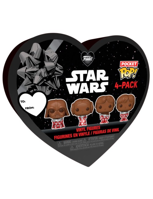 Funko Valentines Pocket Pop Heart Box 4 Pack - Star Wars