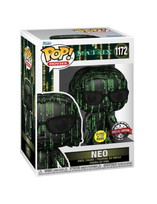 Funko POP The Matrix - Neo (1172) Glows In The Dark Special Edition