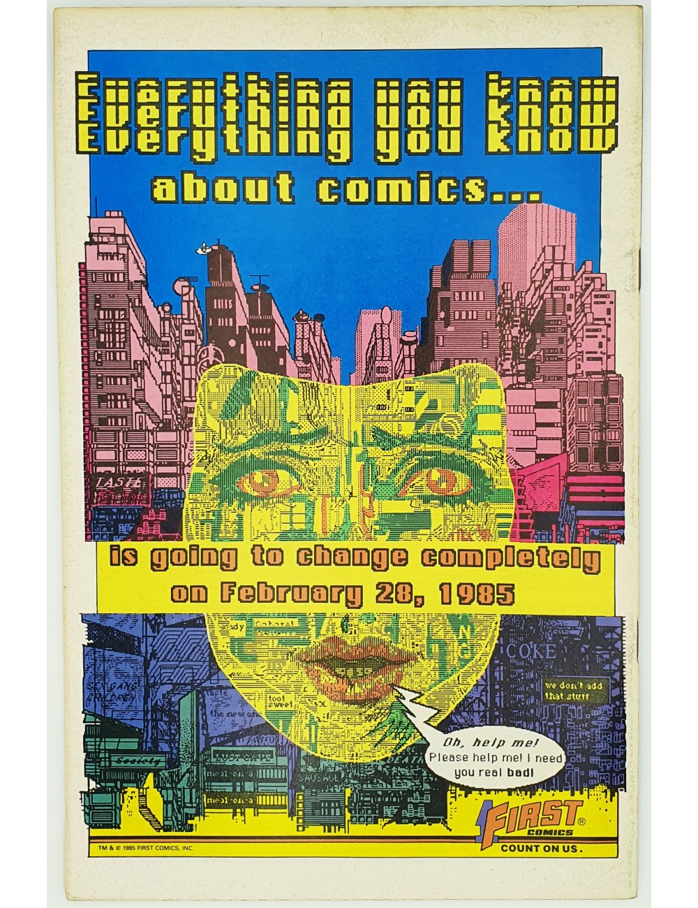 American Flagg - Vol 1, No 20 - Released: May 1985