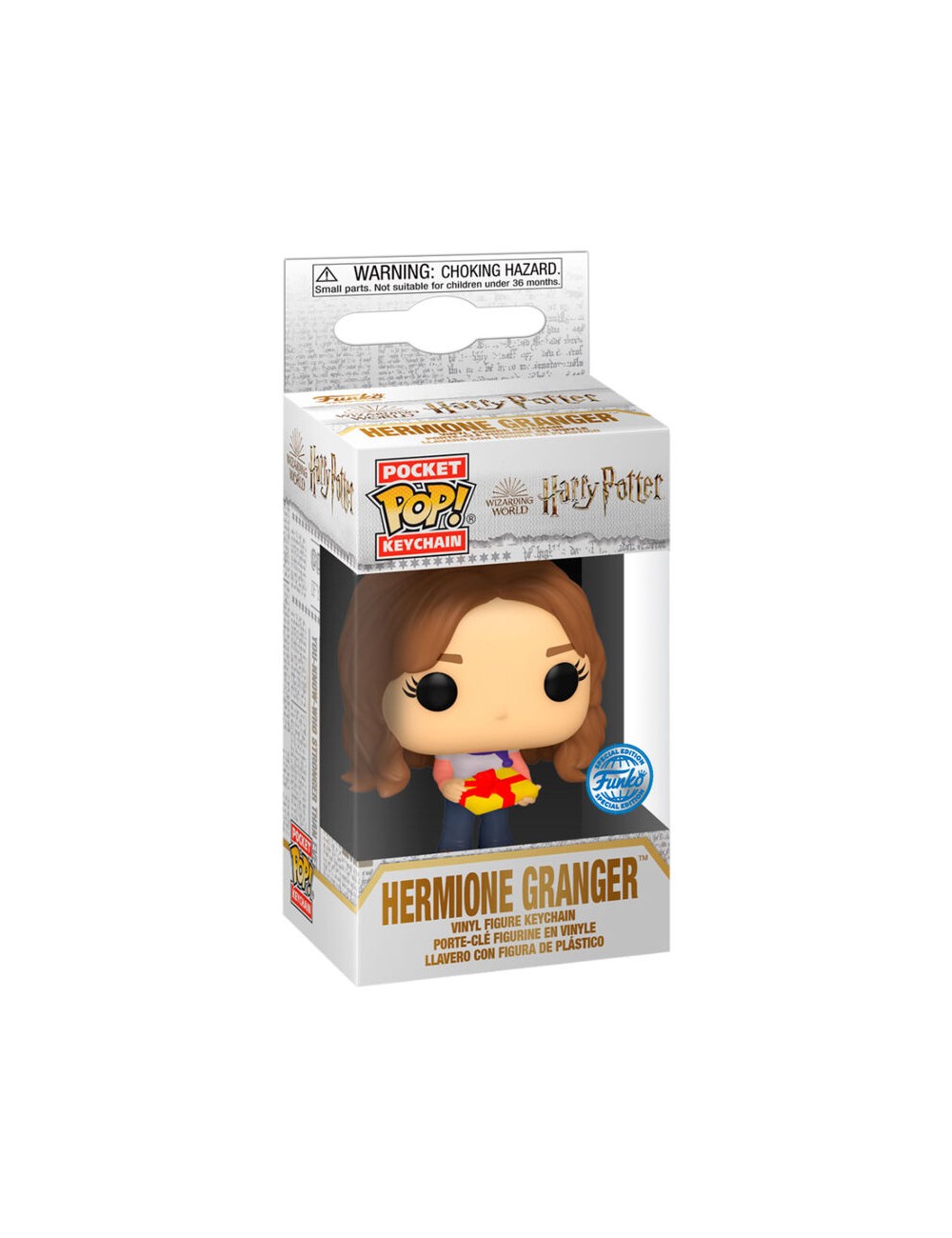 Funko Pocket POP Keychain Harry Potter - Holiday Hermione Special Edition