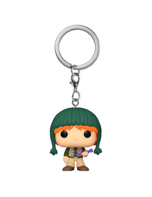 Funko Pocket POP Keychain Harry Potter - Holiday Ron Special Edition