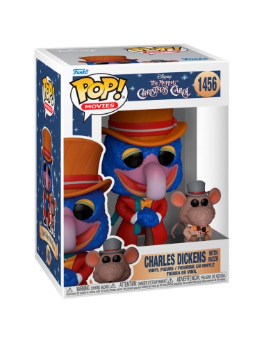 Funko POP Disney The Muppet Christmas Carol - Charles Dickens with Rizzo (1456)