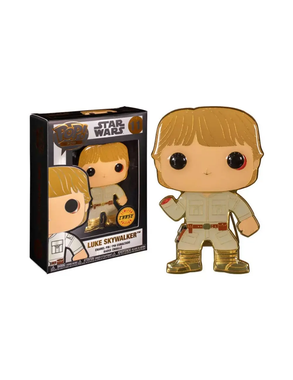 Funko Pop Large Enamel Pin Star Wars / Luke… | Collectibles Ninja