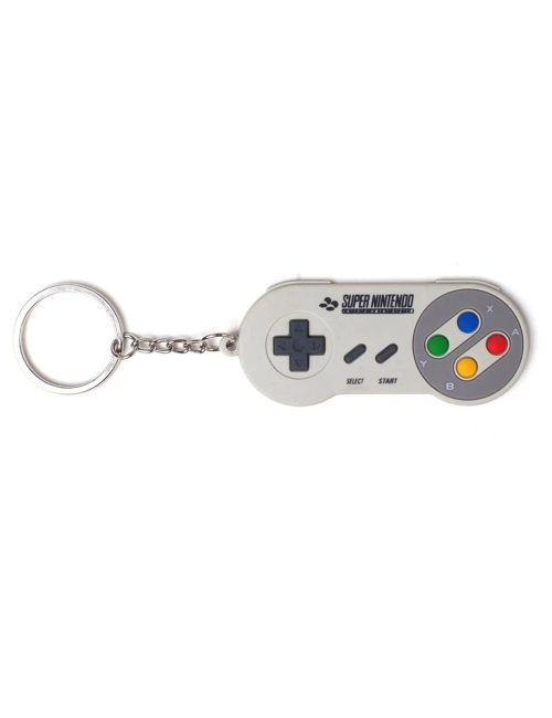 Super Nintendo - Controller Rubber Keychain