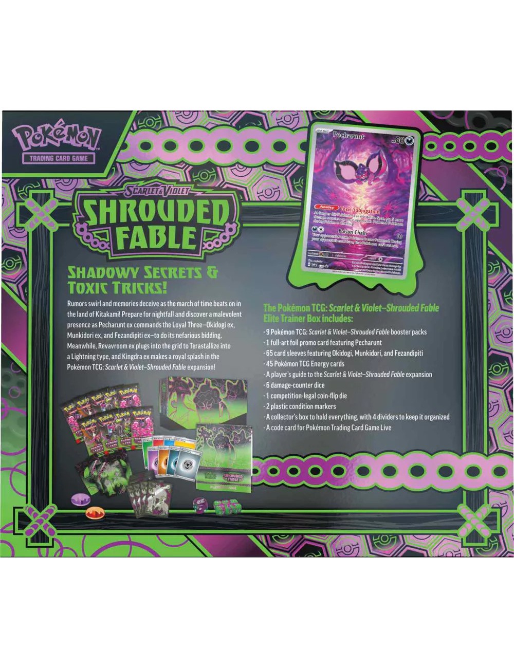 Pokemon Scarlet & Violet Shrouded Fable Elite Trainer Box ENG