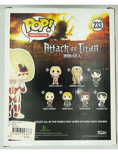 Funko POP Attack On Titan - Female Titan (233)